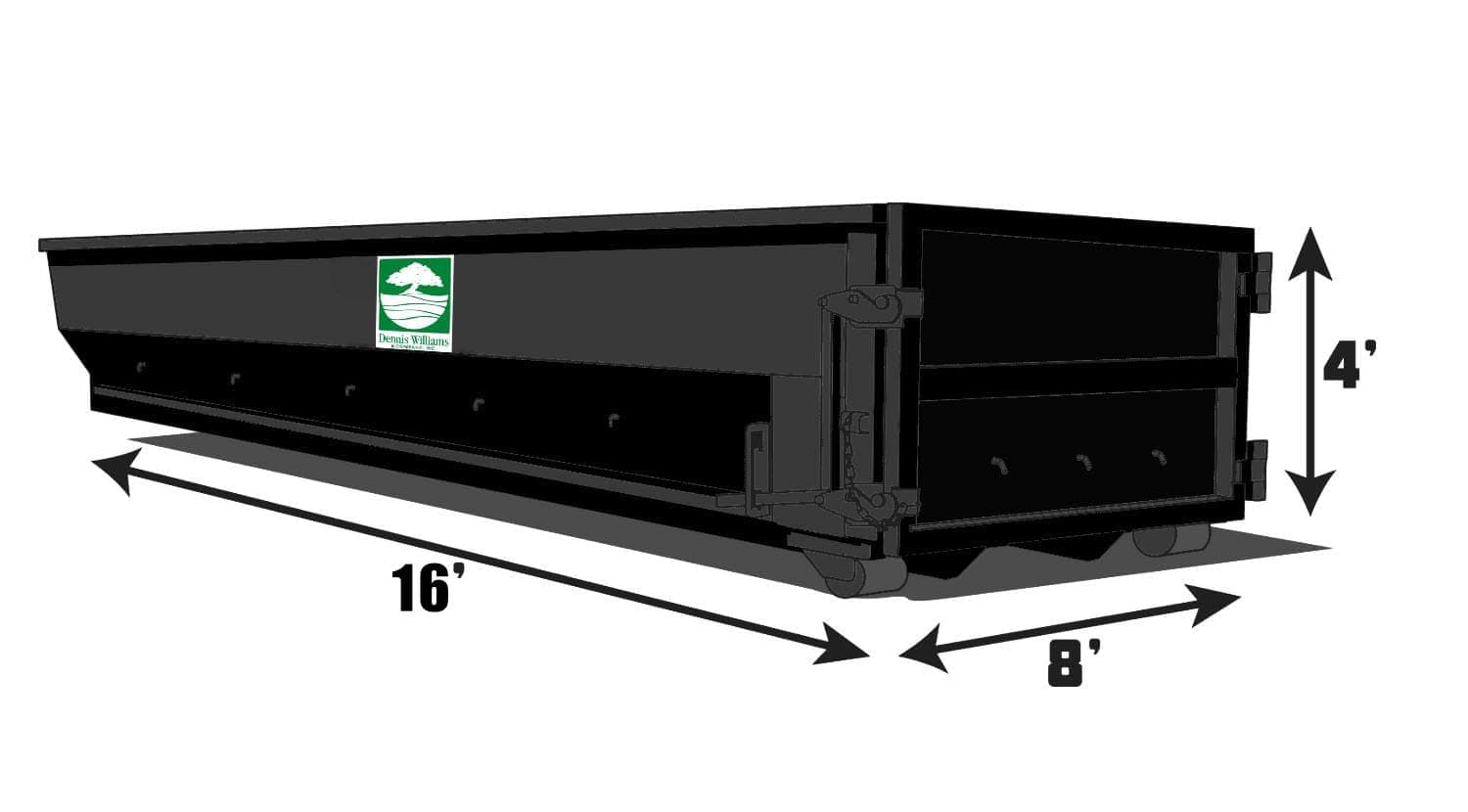 16 Yard Tannahill roll-off dumpster